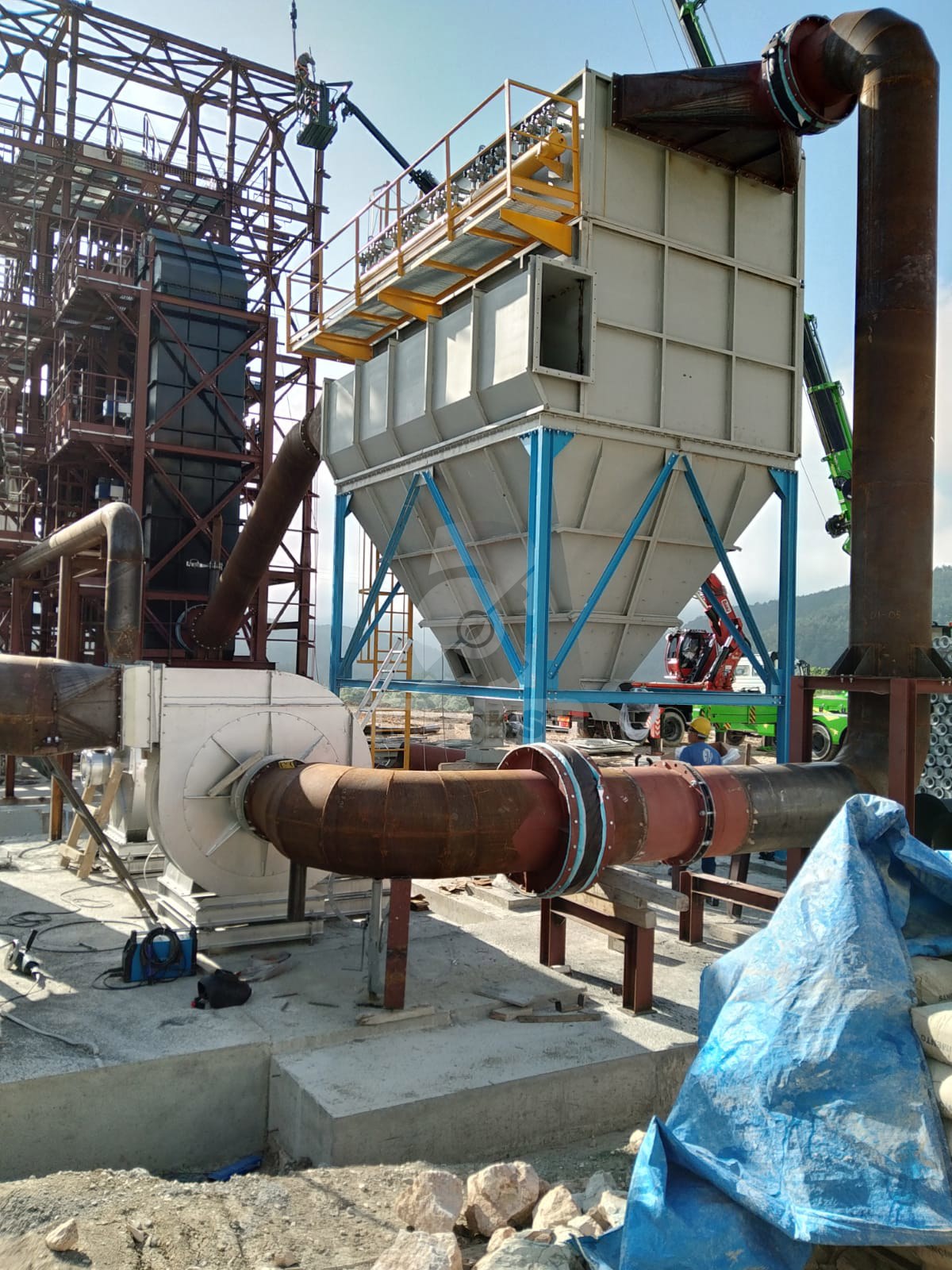 Jet pulse filtre imalatı görünüm